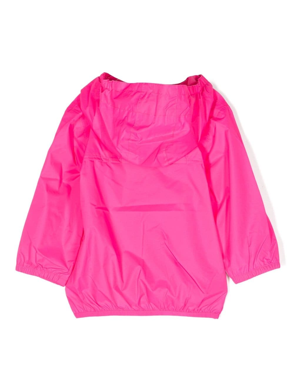 Fuchsia jacket for baby girls with logo