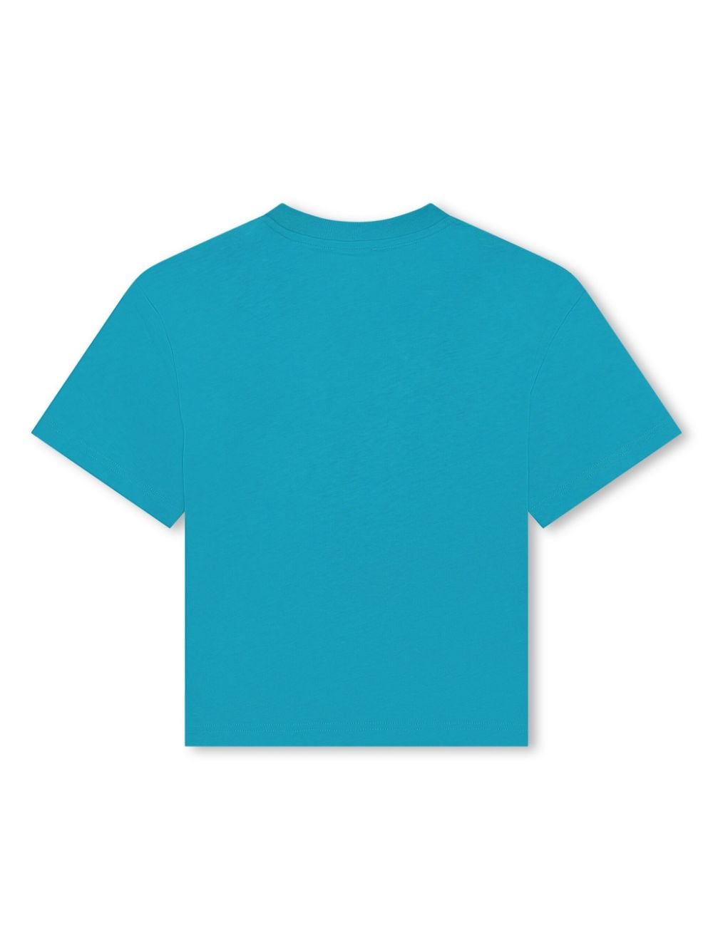 T-shirt turchese per bambino con logo