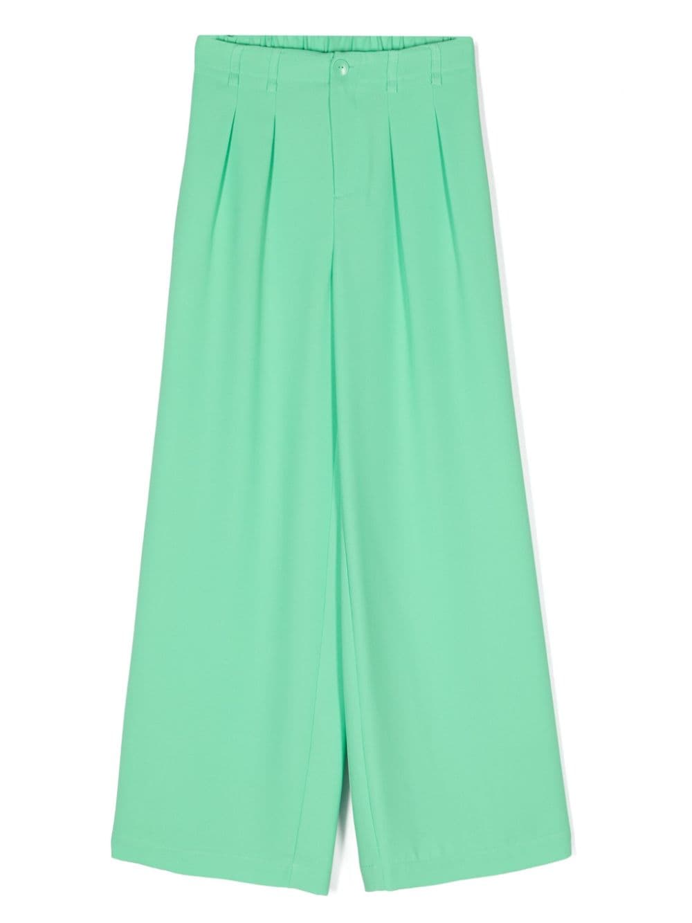 Pantalone verde per bambina in crepe GA4007T4508 X0537 Liu Jo 