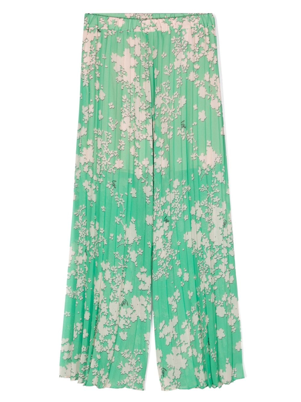 Green and pink trousers for girls