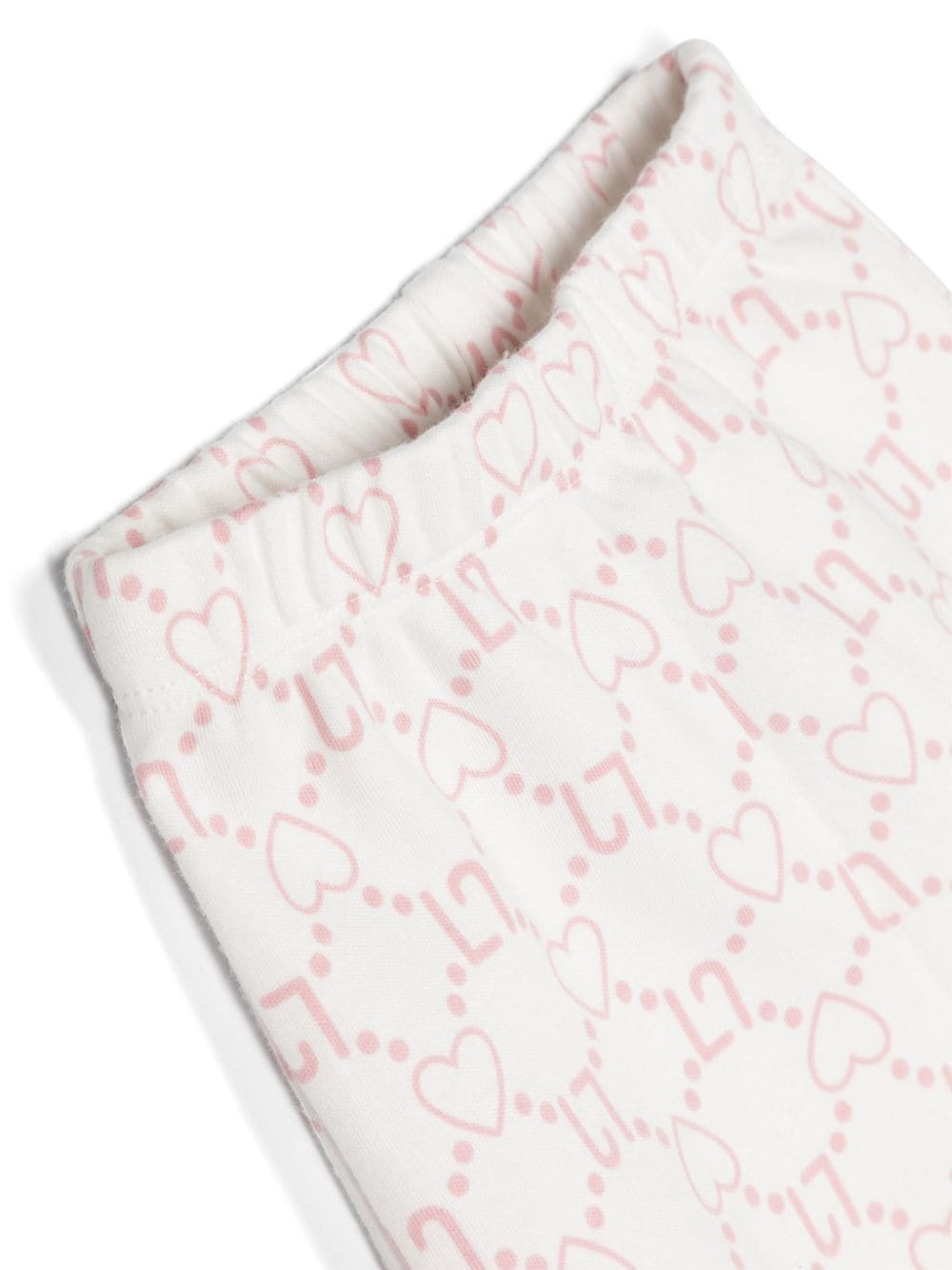 White and pink onesie for newborn girls