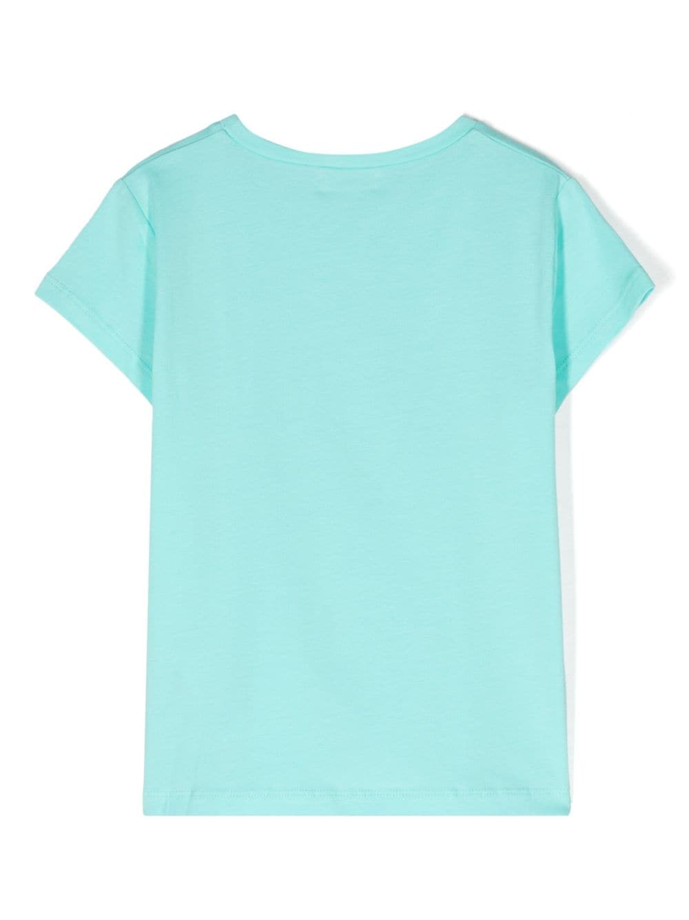Blue t-shirt for girls with print