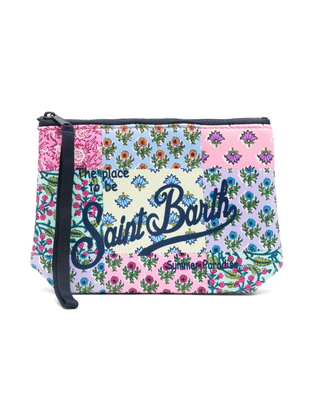 Multicolored handbag for girls with logo