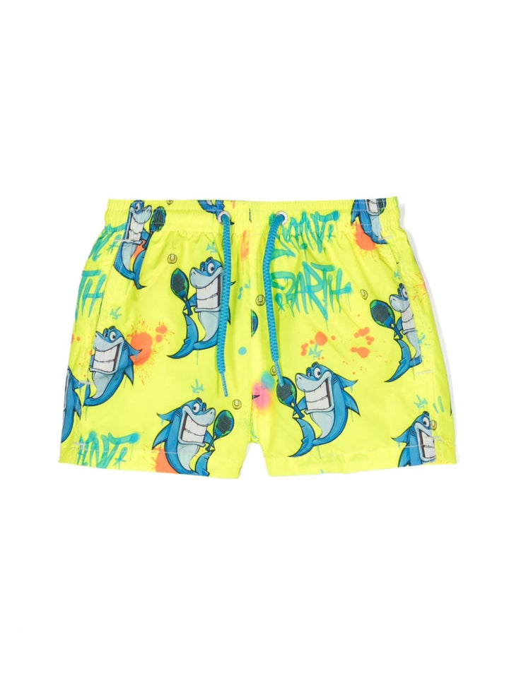 Yellow swimming shorts for boys