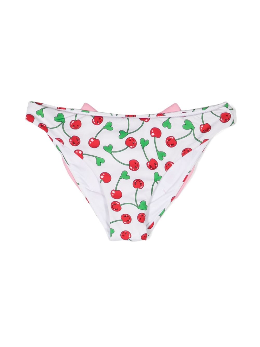 Multicolored briefs for girls with cherry