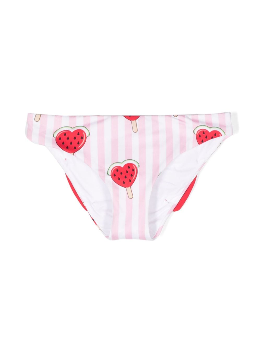 Pink briefs for girls with watermelon print