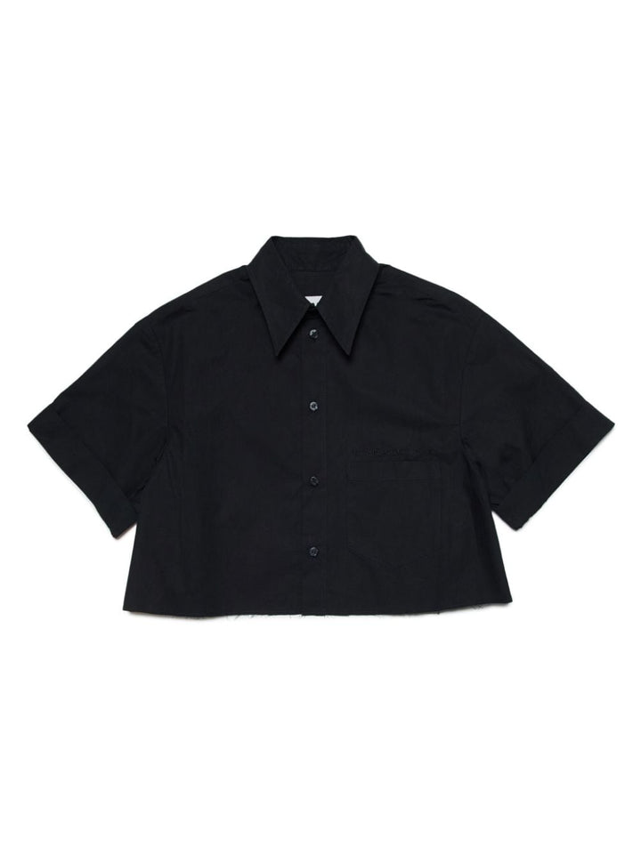 Black shirt for girls with logo