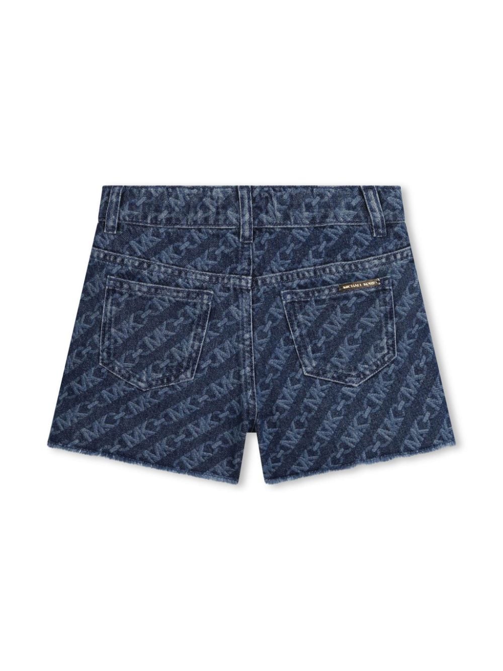 Blue denim Bermuda shorts for girls