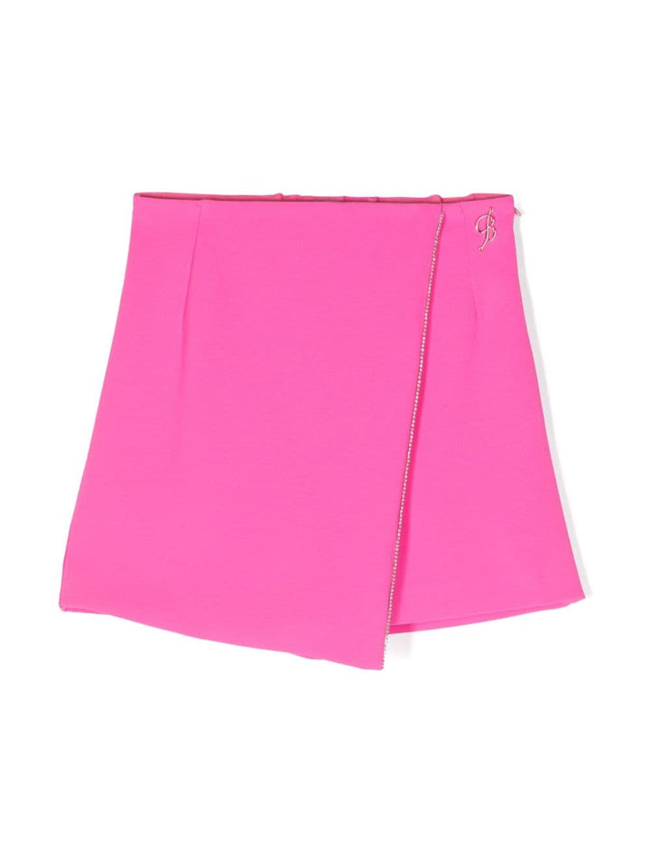 Fuchsia Bermuda shorts for girls