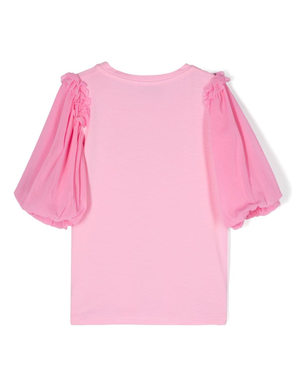 Pink t-shirt for girls with logo
