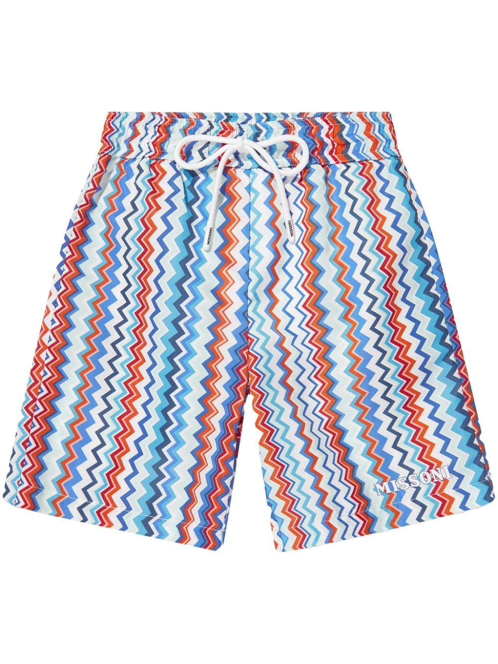 Multicolored swim shorts for boys