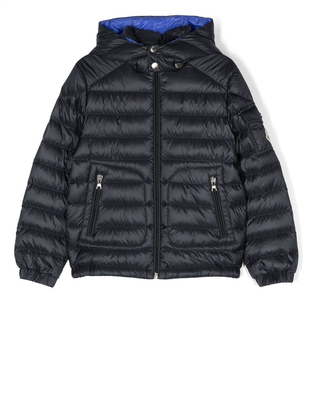 Giubbotto Lauros blu per bambino 9541A00031595FE 778 Moncler Kids 