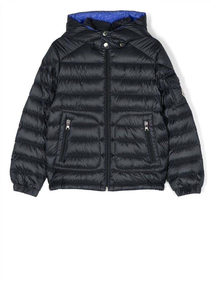 Giubbotto Lauros blu per bambino 9541A00031595FE 778 Moncler Kids 