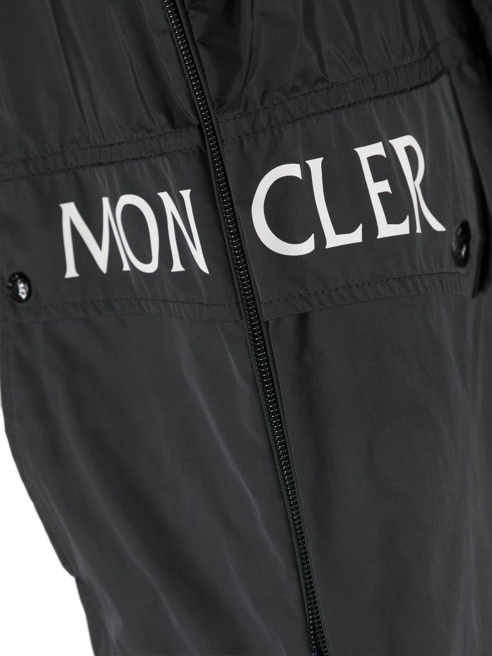 Giubbotto Joly nero per bambino con logo 9541A000645968E 999 Moncler Kids 
