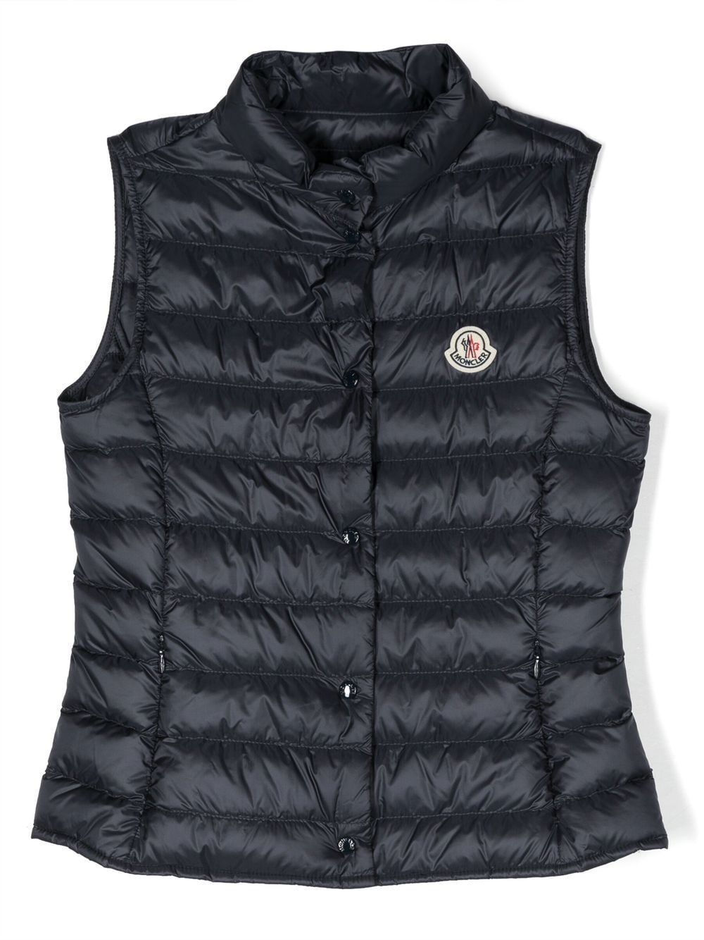 Smanicato Liane blu per bambina con logo 9541A00085595FE 778 Moncler Kids 