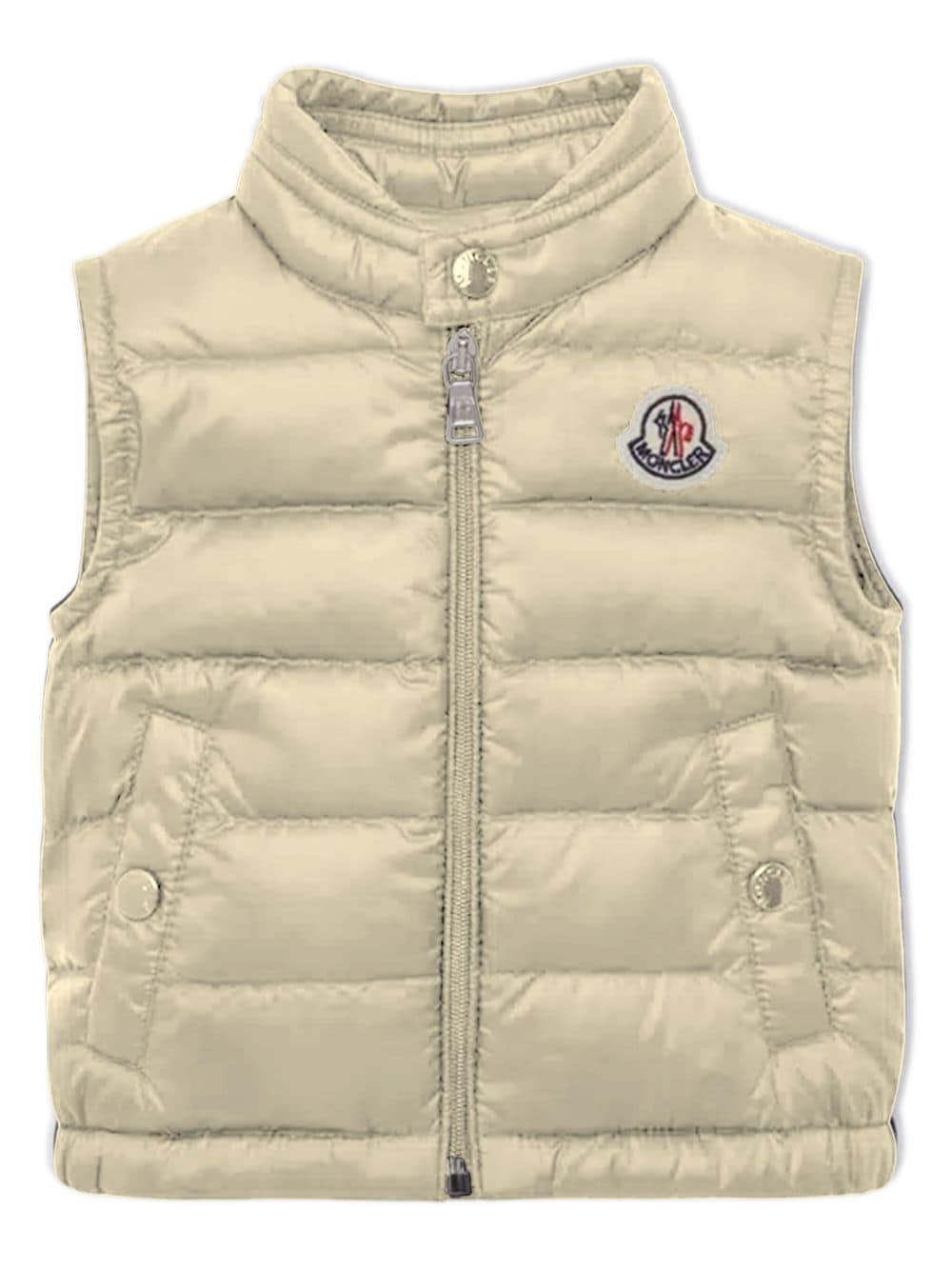 New Amaury beige sleeveless vest for newborns
