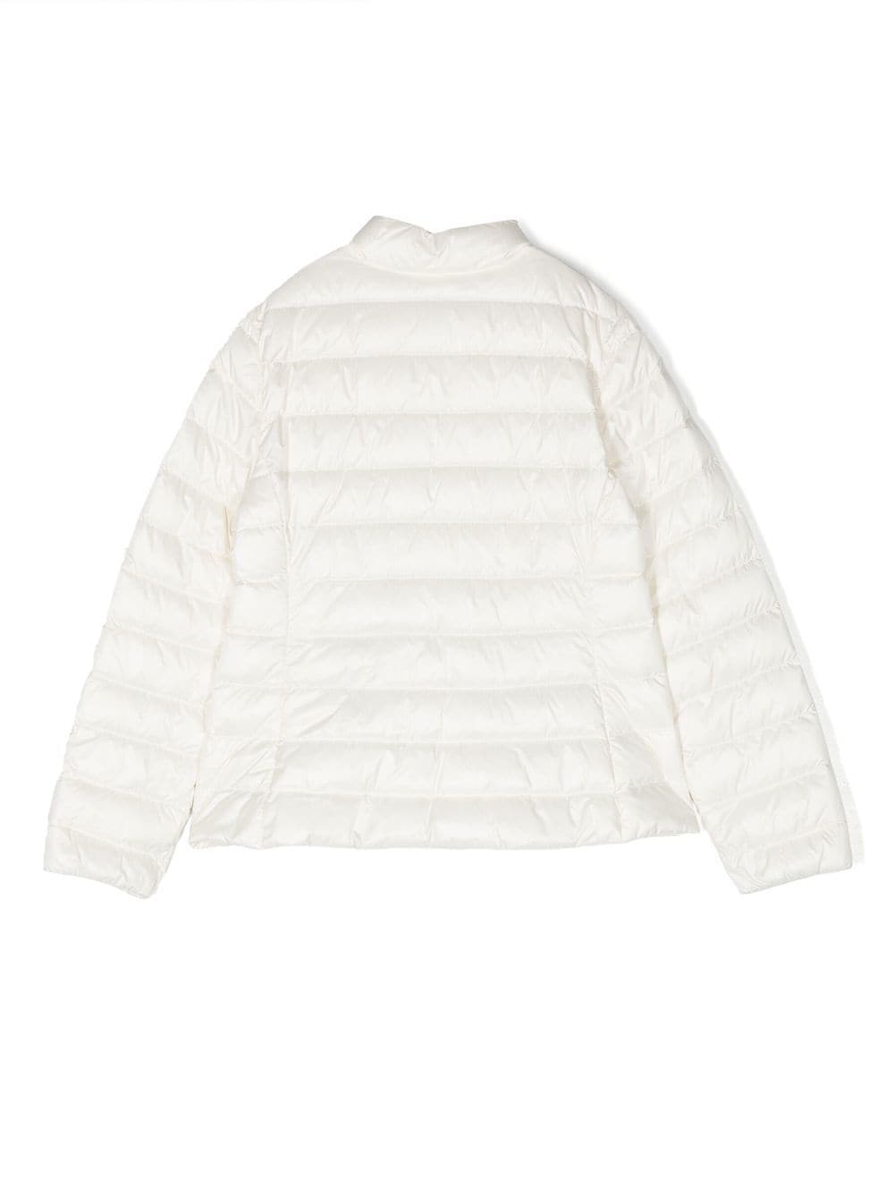 White Kaukura jacket for girls with logo