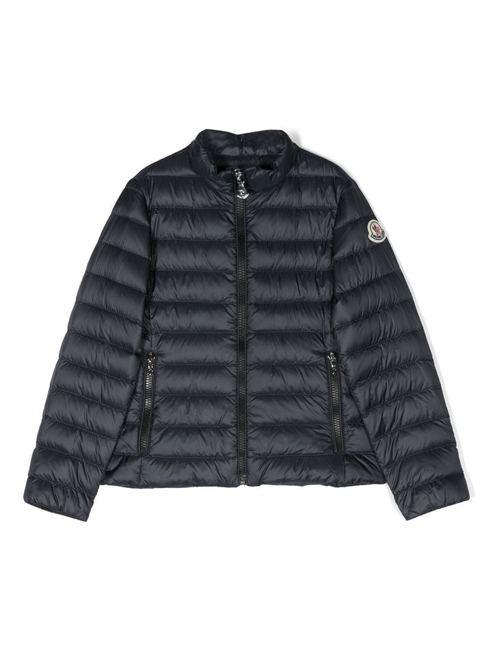 Blue Kaukura jacket for girls with logo