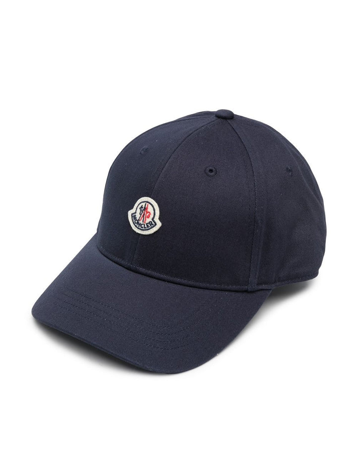 Cappellino blu per bambini con logo