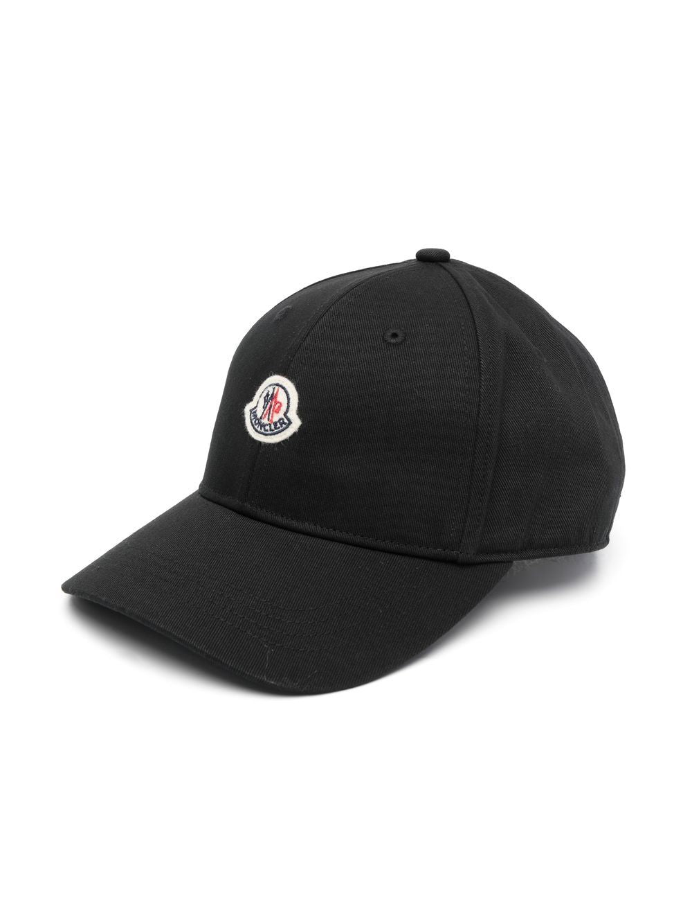 Black children's hat with logo
