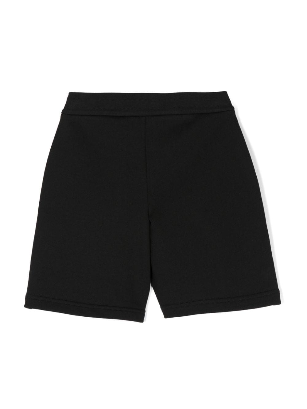 Black shorts for boys with logo