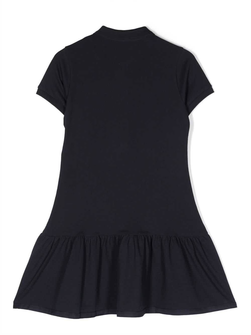 Navy blue dress for girls with logo