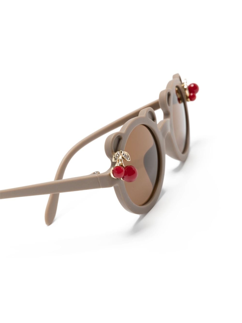 Beige glasses for girls with cherries