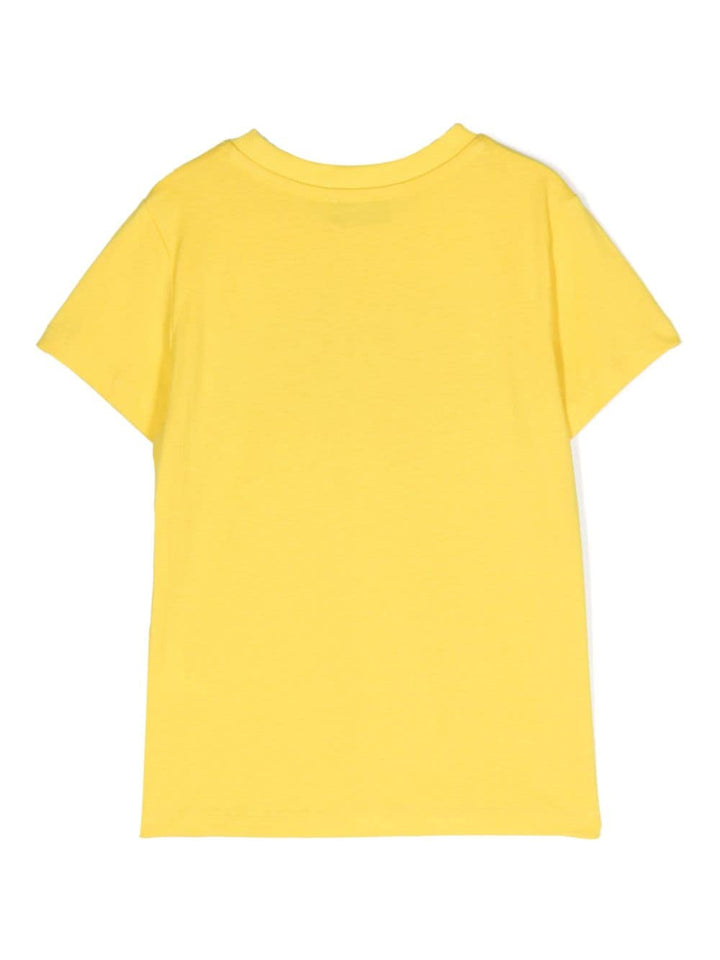 Yellow t-shirt for children with print
