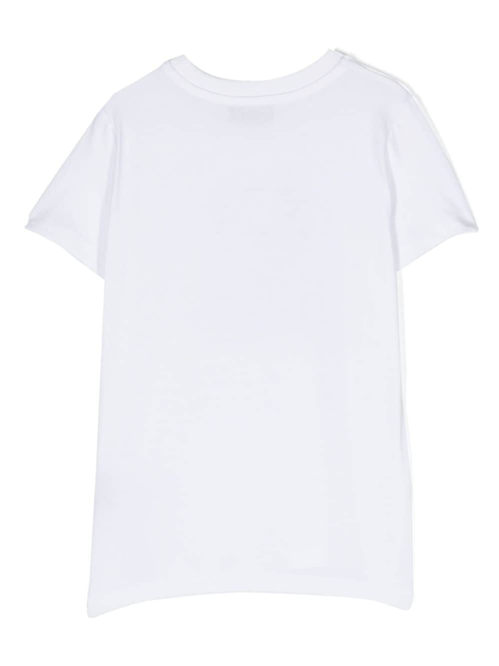 White t-shirt for children with print
