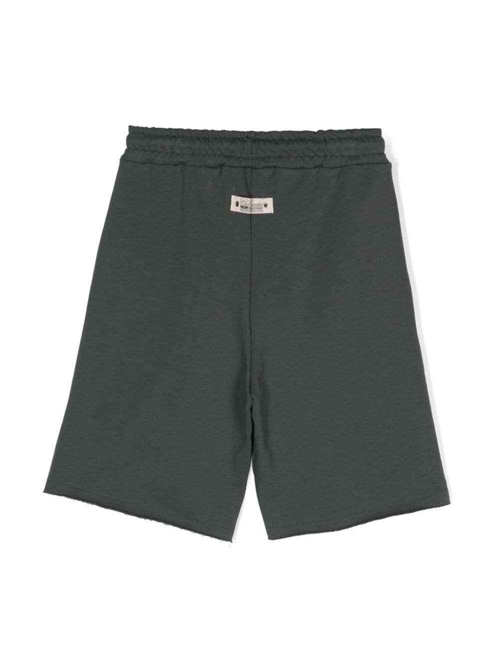 Bermuda grigia per bambino con logo S4MSJBBE268 103 Msgm Kids 