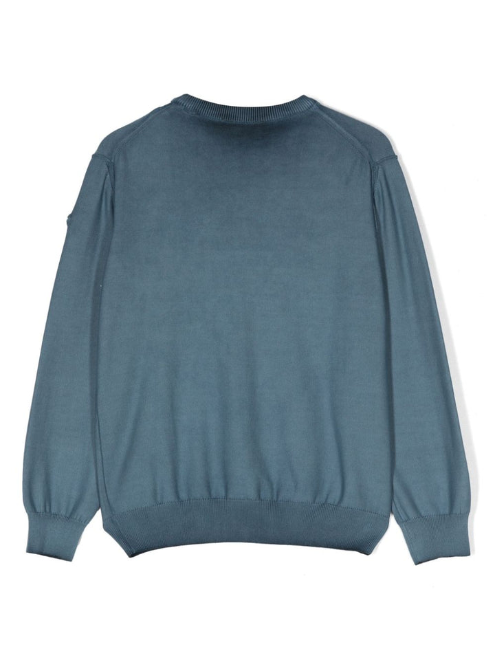 Maglione blu per bambino con logo 796117 0802 North Sails Kids 