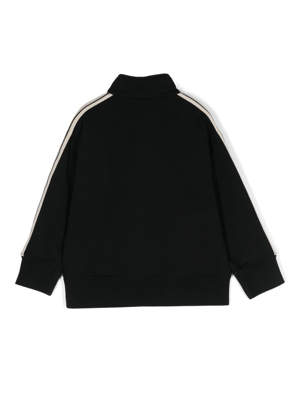 Felpa nera per bambino con logo PBBA010S24FLE001 1001 Palm Angels Kids 