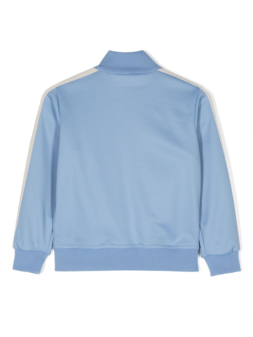 Felpa azzura per bambino con logo PBBD002S24FAB002 4003 Palm Angels Kids 