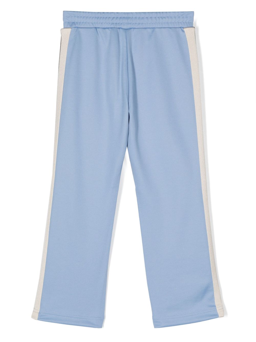 Light blue trousers for boys with logo
