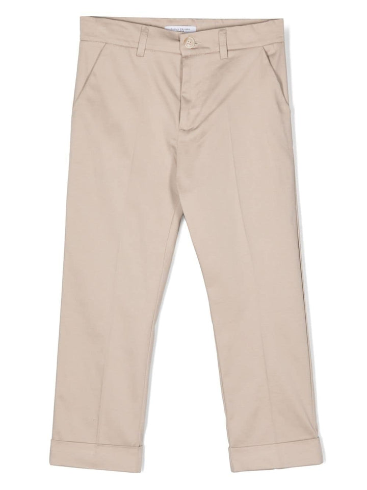 Pantalone beige per bambino PP3535 BE Paolo Pecora Kids 