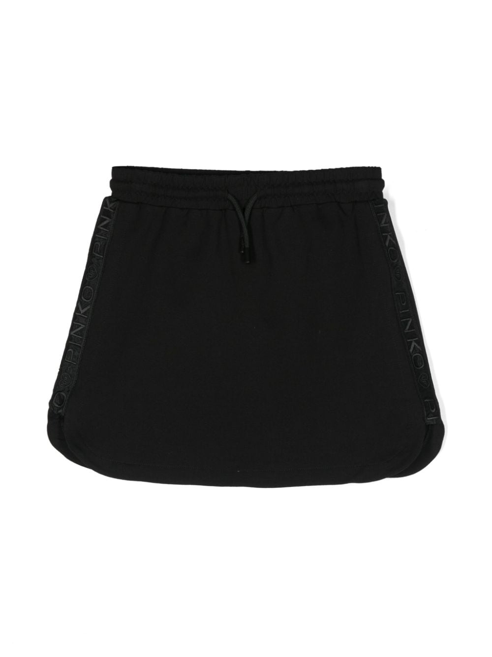 Gonna nera per bambina con logo S4PIJGSK184 110 Pinko Kids 