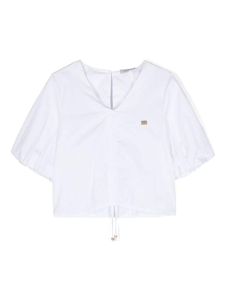 Top bianco per bambina S4PIJGTO025 001 Pinko Kids 