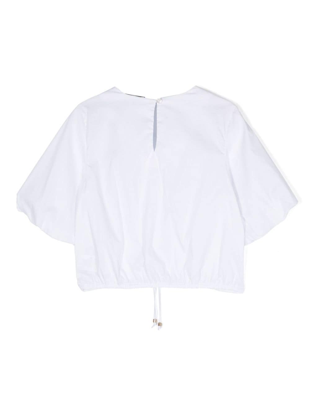 Top bianco per bambina S4PIJGTO025 001 Pinko Kids 