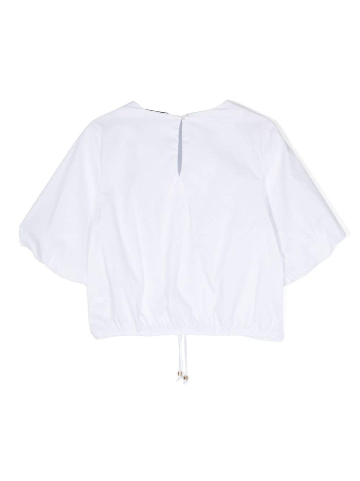 Top bianco per bambina S4PIJGTO025 001 Pinko Kids 