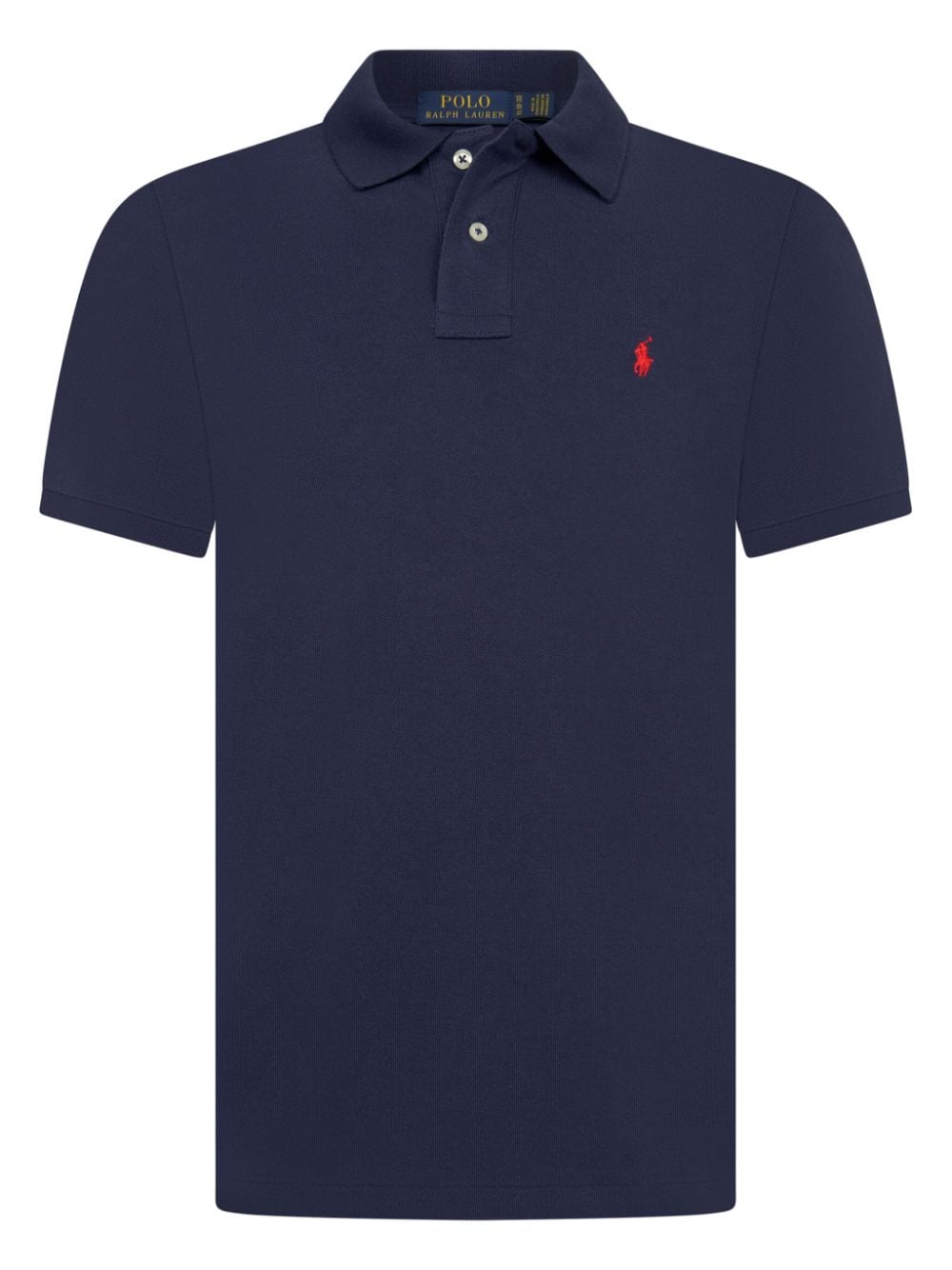 Polo blu per bambino con logo 323547926 004 Ralph Lauren Kids 