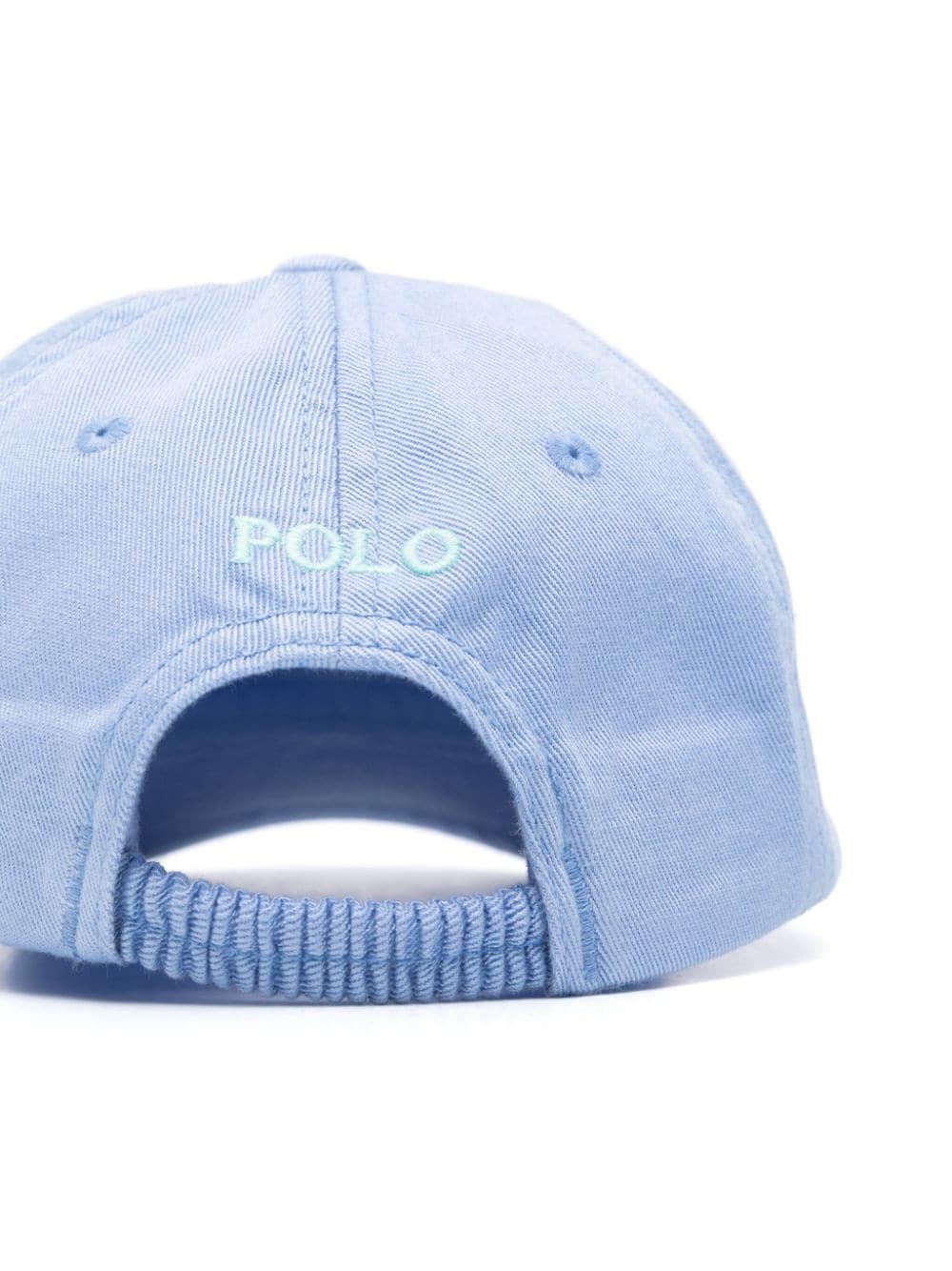 Cappello azzurro per bambino con logo