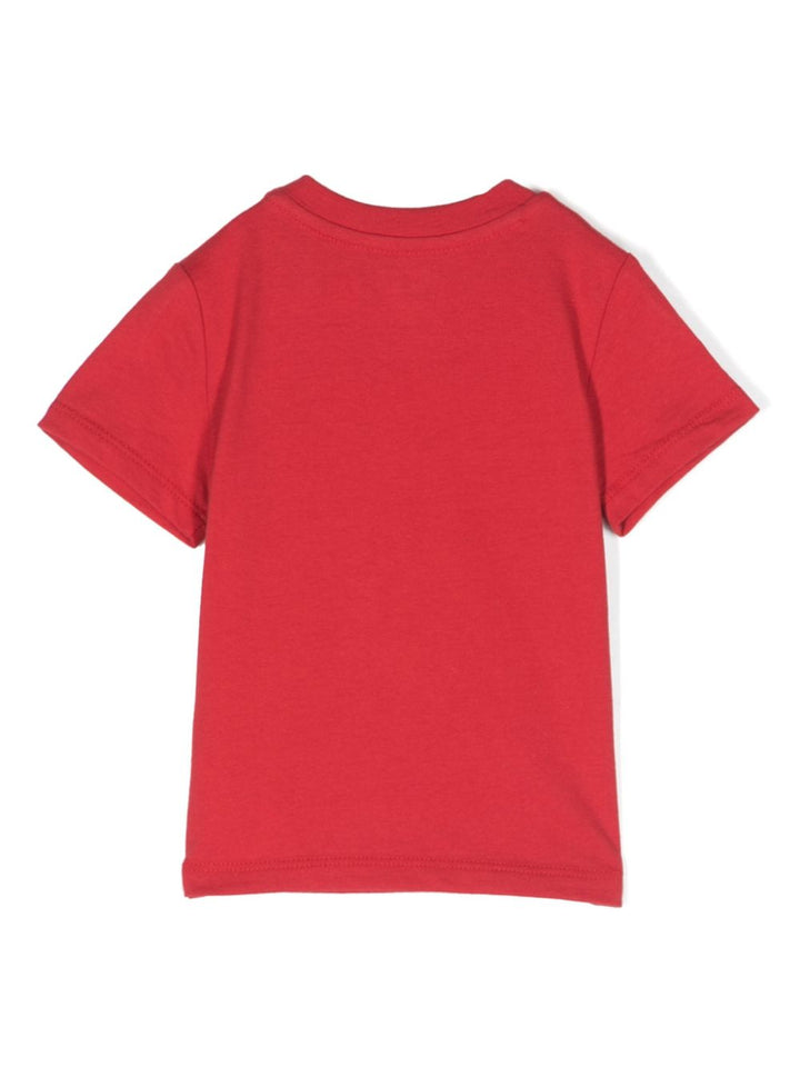 Red baby t-shirt with logo