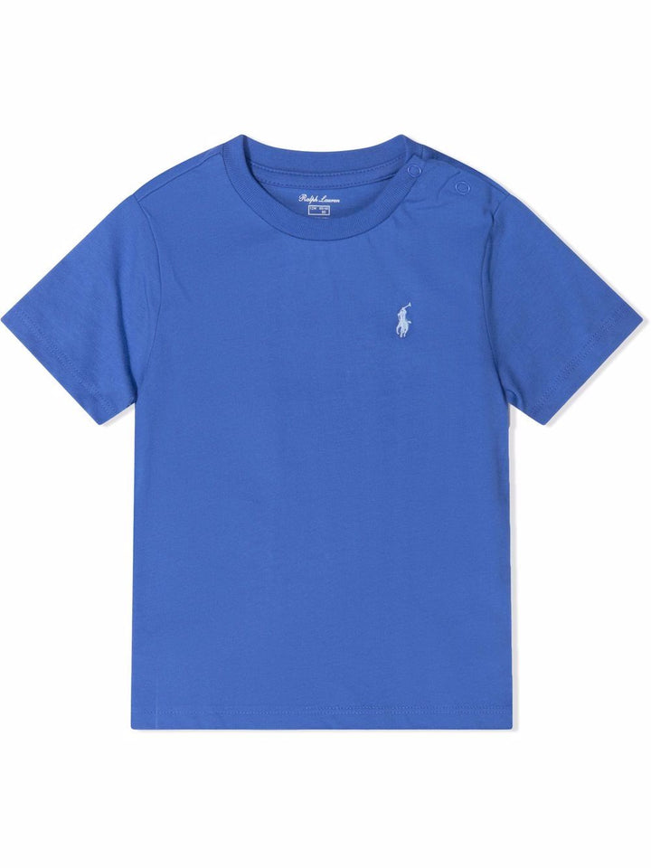 Blue baby t-shirt with logo