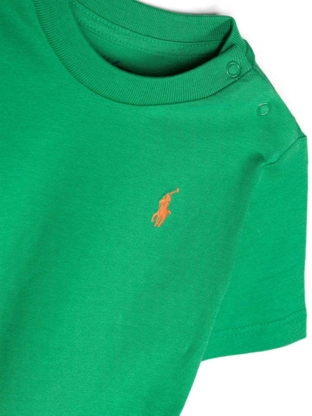 Green baby t-shirt with logo