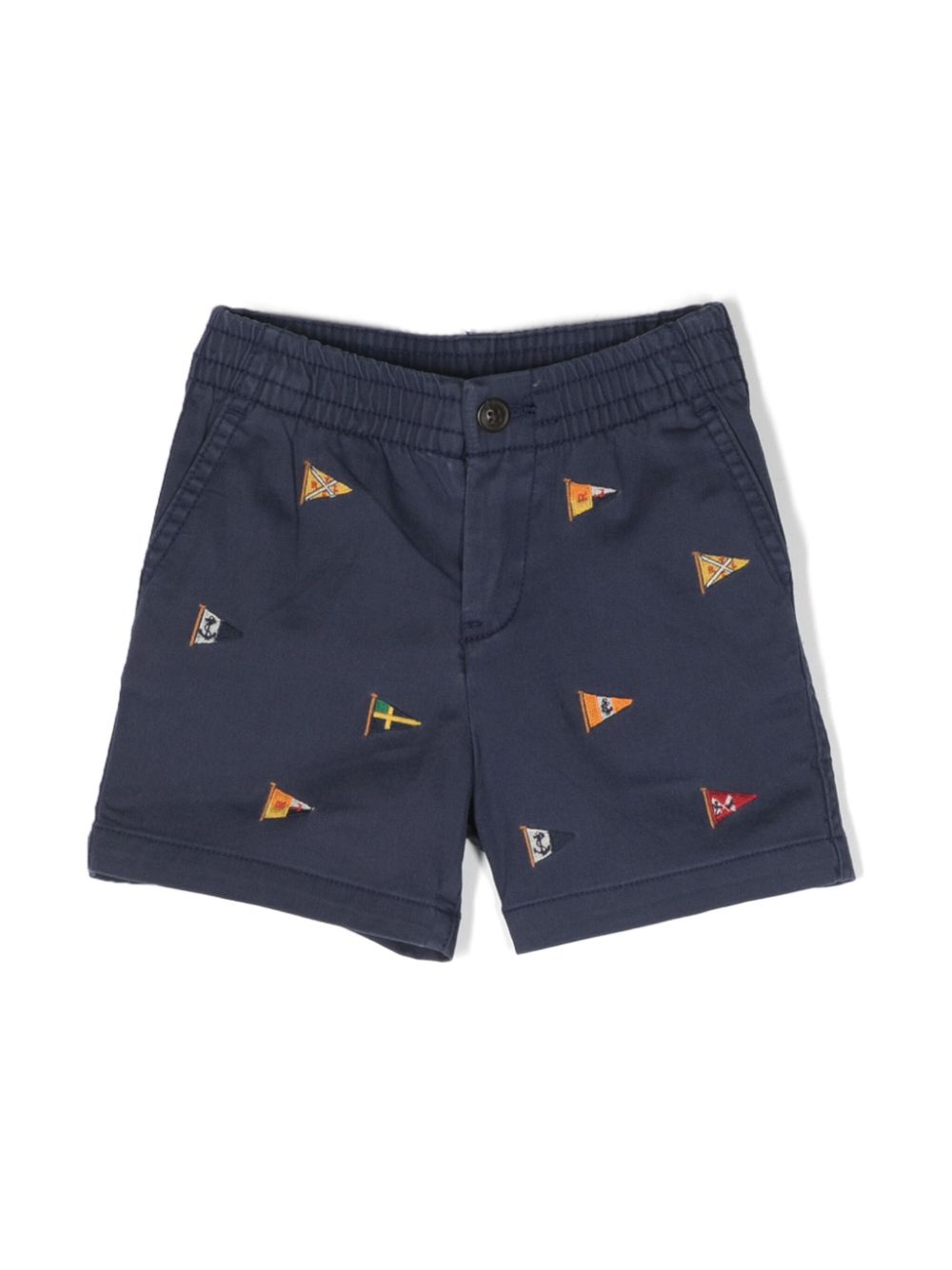 Blue Bermuda shorts for newborns