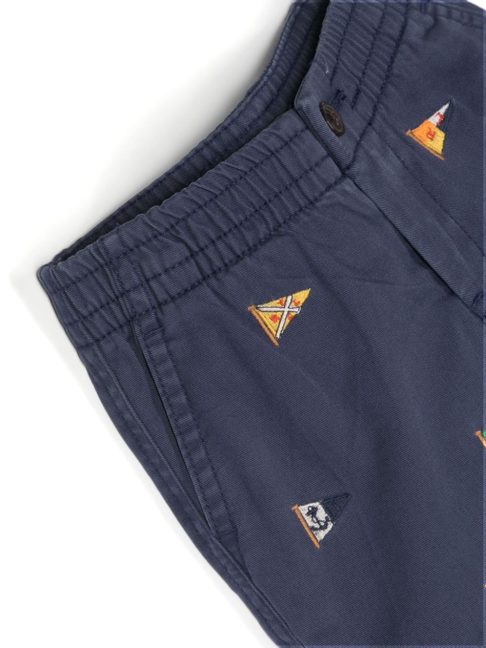 Blue Bermuda shorts for newborns