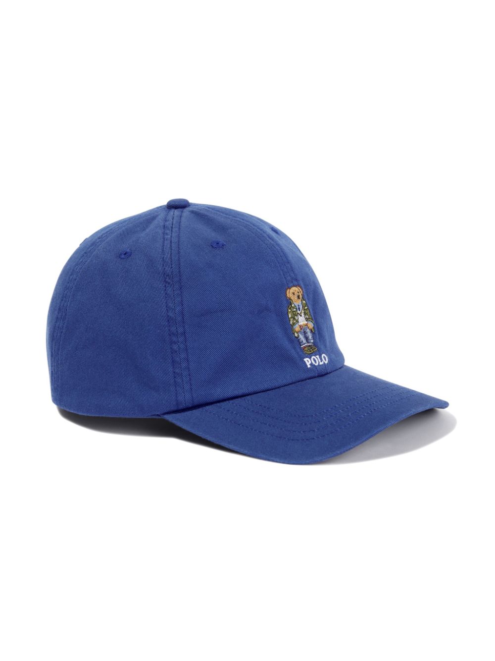 Cappello blu per neonato con logo