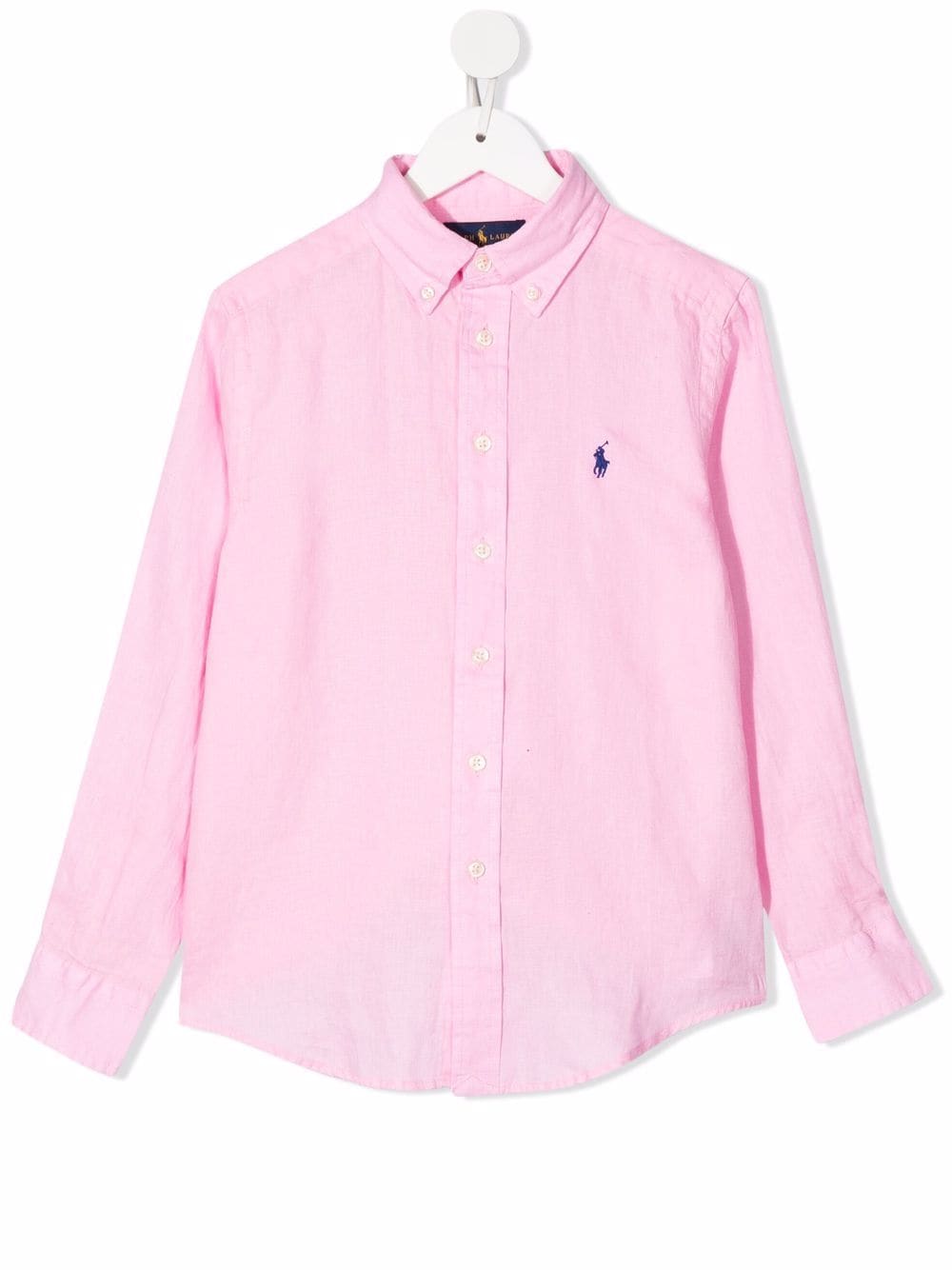 Camicia rosa per bambino in lino