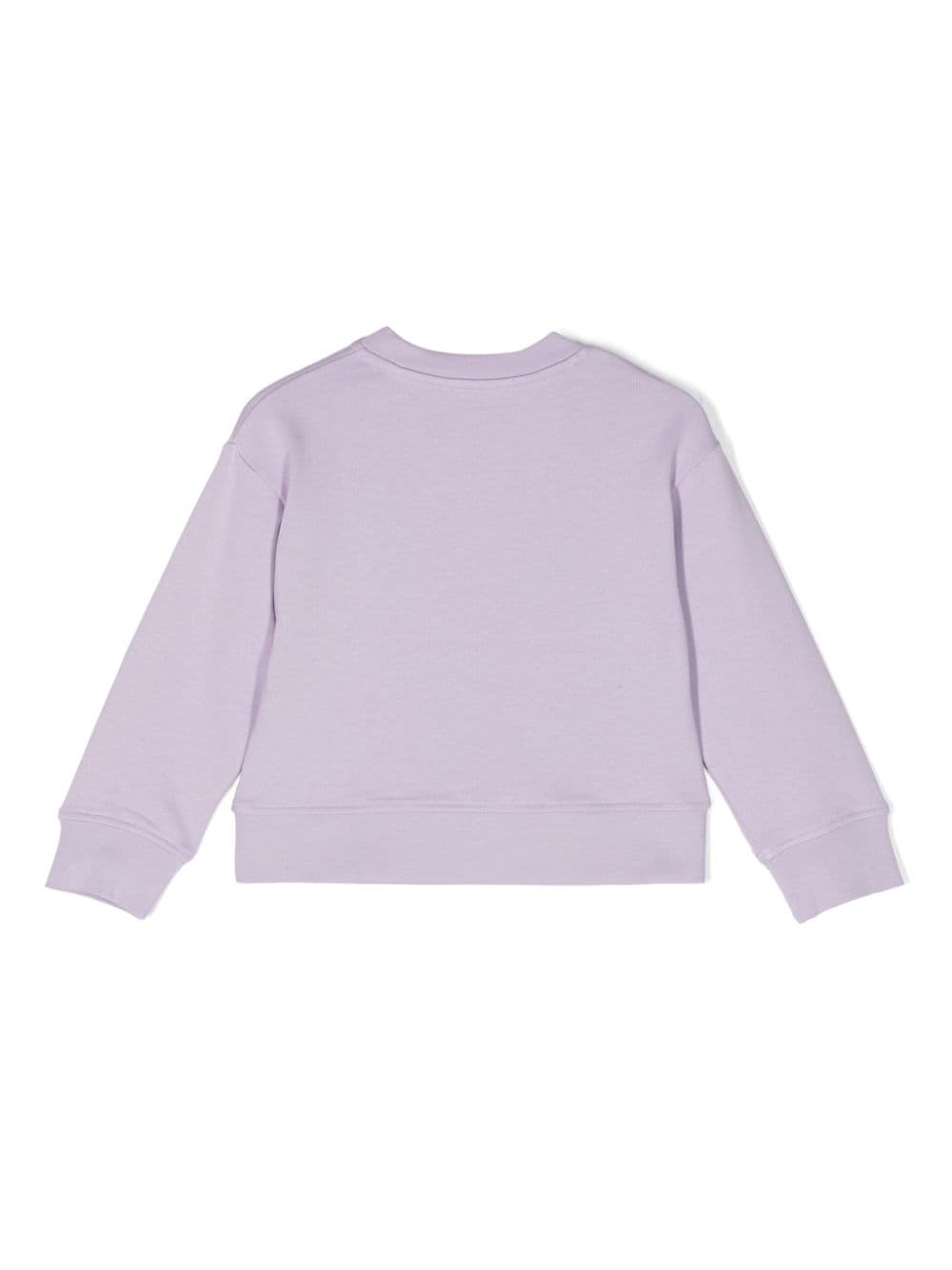 Felpa lilla per bambina con stampa TU4B80Z0499 572 Stella McCartney Kids 