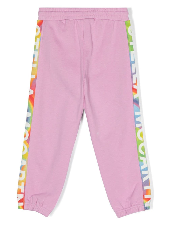 Pantalone sportivo rossa bubblegum per bambina TU6A80Z0499 50G Stella McCartney Kids 